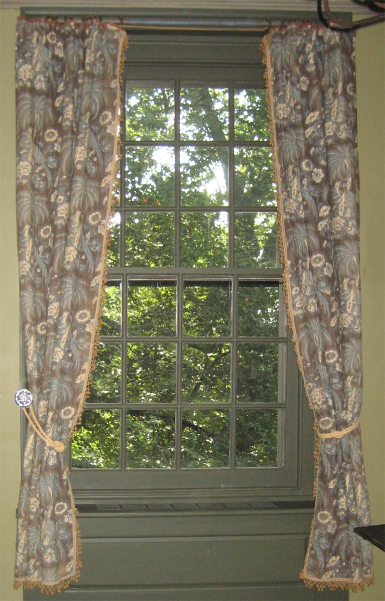 1955.0638 A, B Window hangings, side curtains
