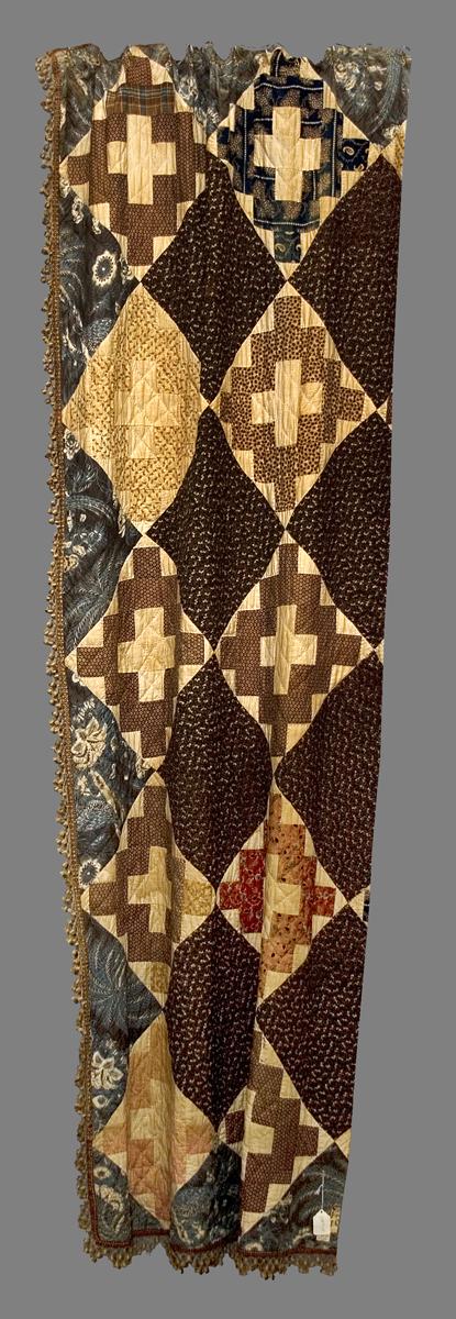 1955.0638 A Window Hanging, Side Curtain, Verso
