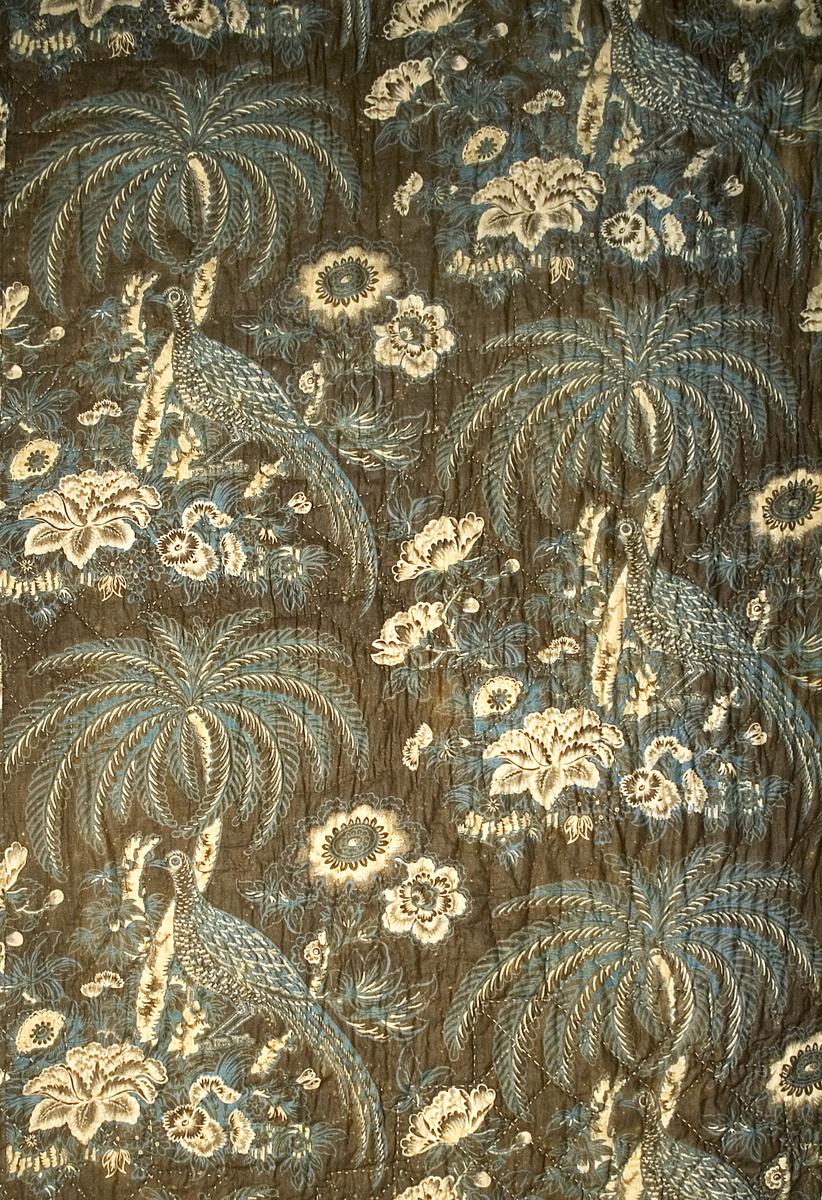T90.1 Textile, printed, partial design repeat