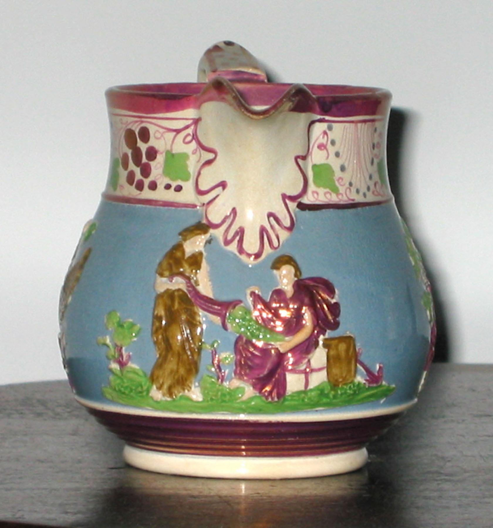 1964.1305 Pink luster classical jug