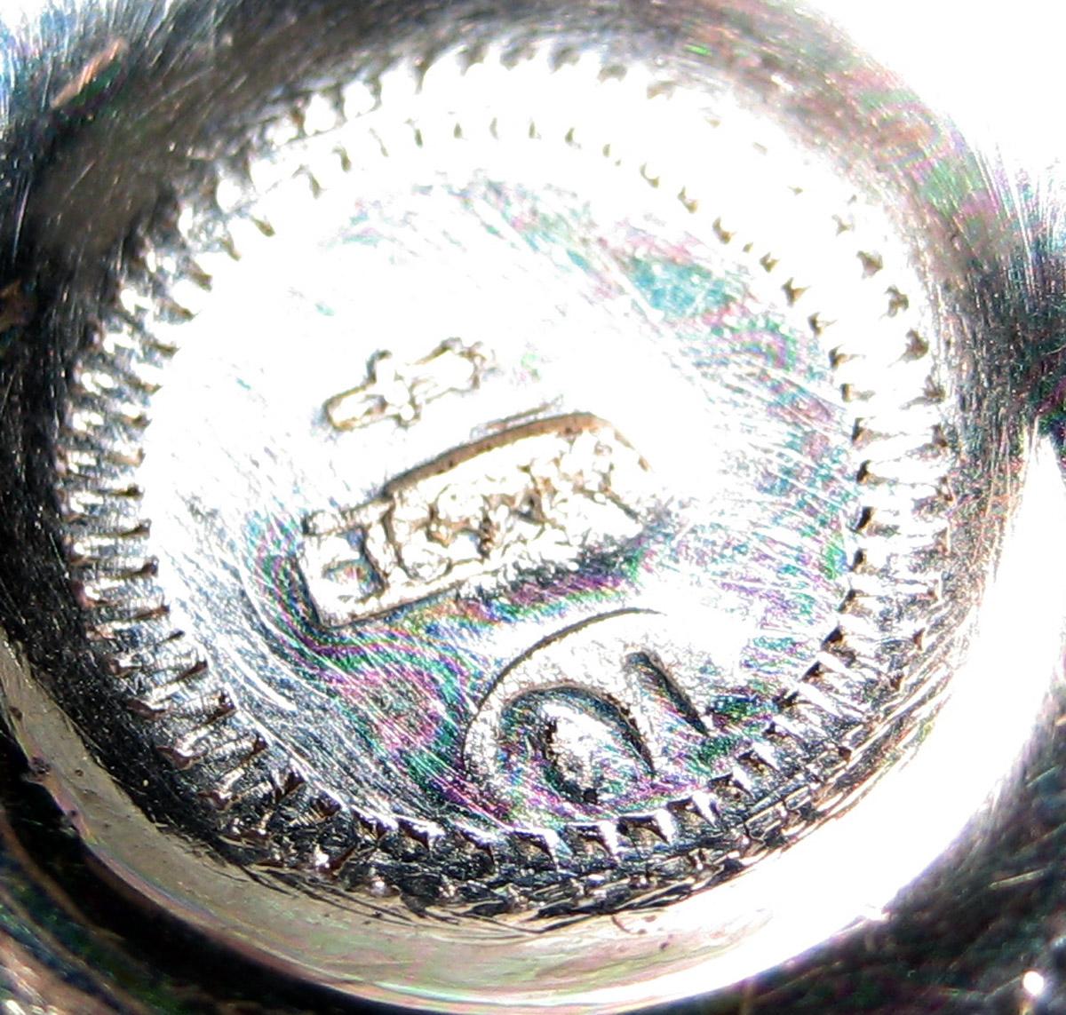 1964.1359.009 Silver Saucer mark