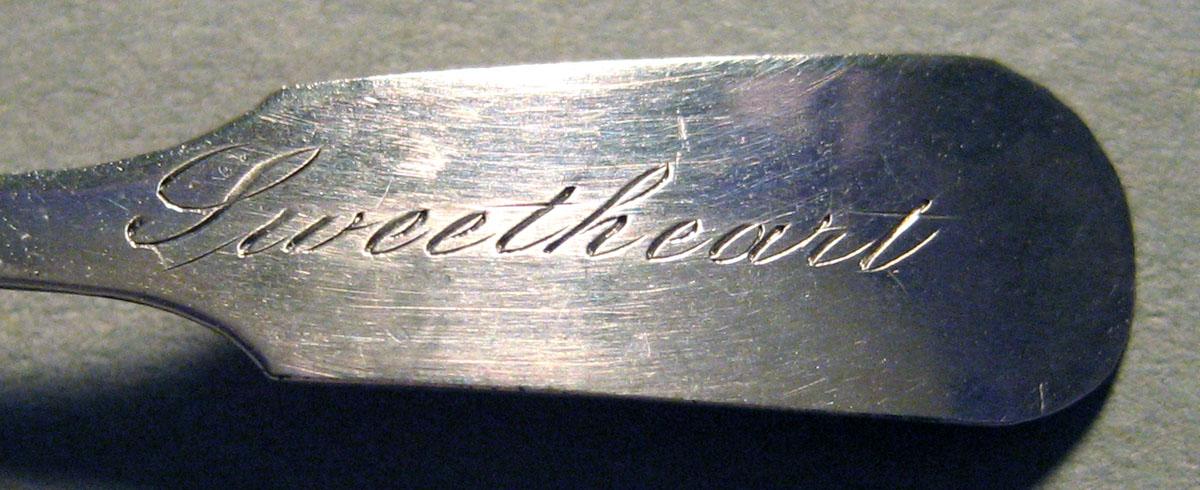 1964.1360.001 Silver Spoon engraving