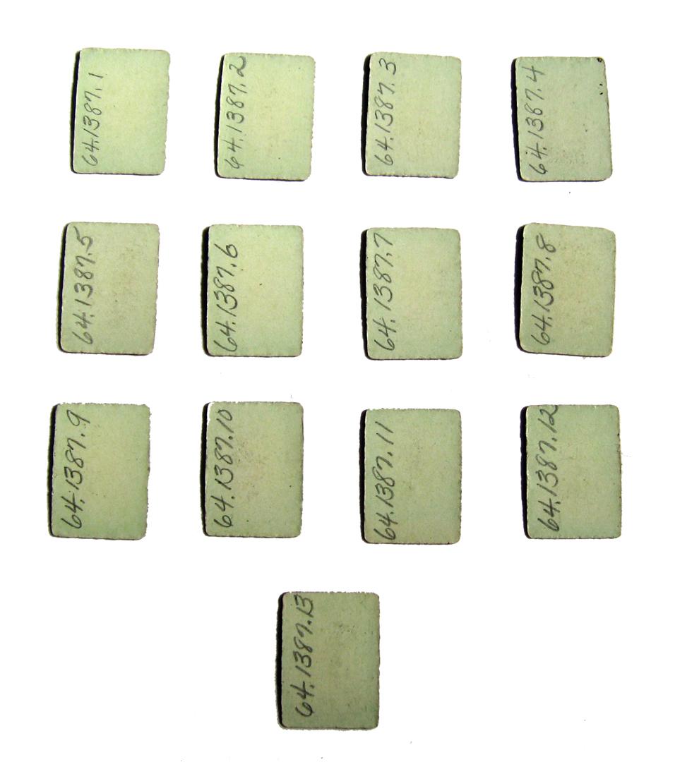 1964.1387.001-.013 Playing Cards reverse