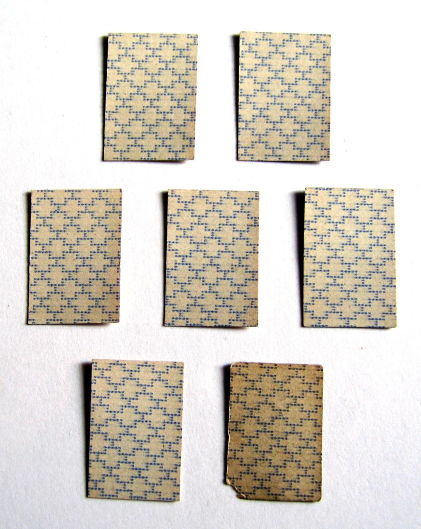 1964.1399.025 - .031 Playing Cards reverse