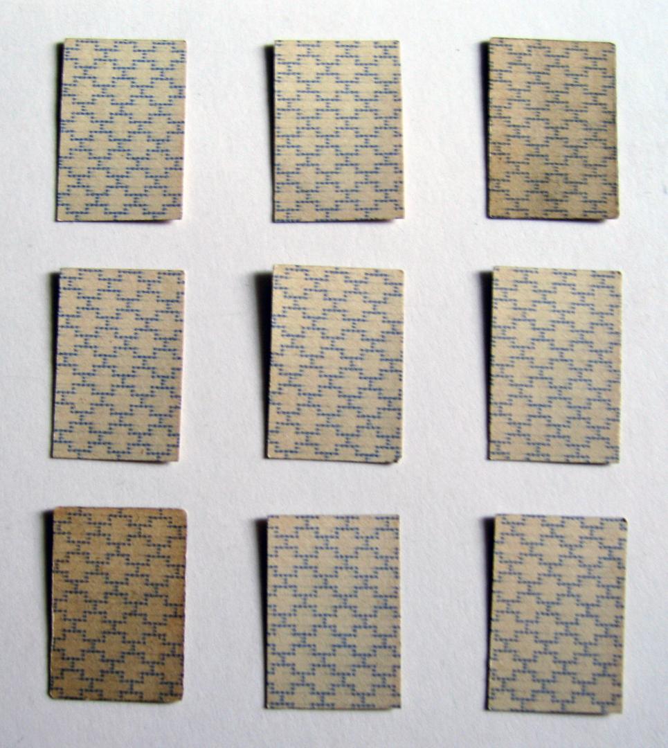 1964.1399.016 - .024 Playing Cards reverse
