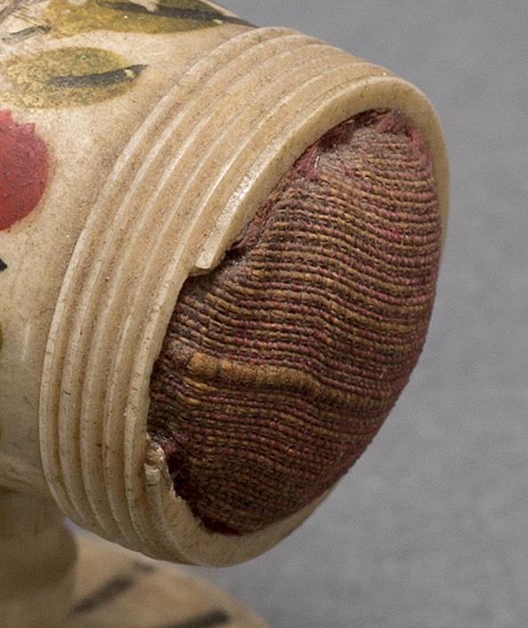 1964.1402 Minature Pincushion Stand, Detail