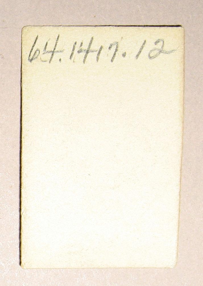 1964.1417.012 Playing Card reverse