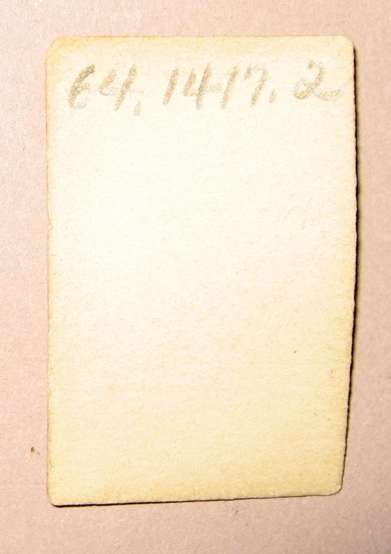 1964.1417.002 Playing Card reverse