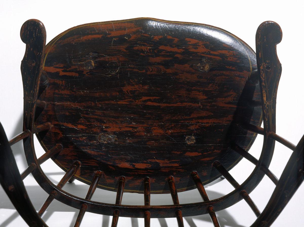 1964.1520 Armchair, detail seat