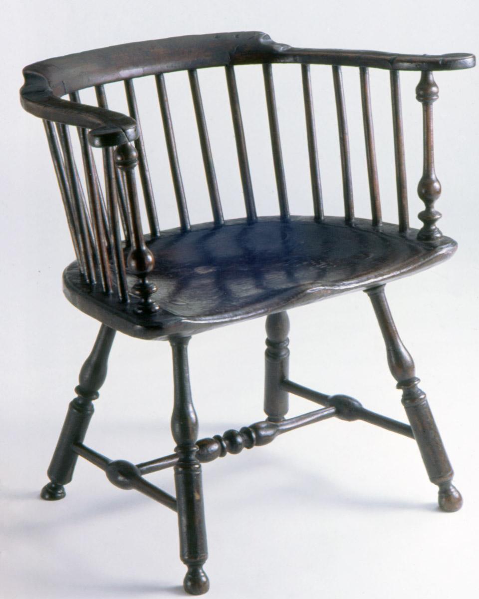 1964.1526  Chair, Windsor Armchair