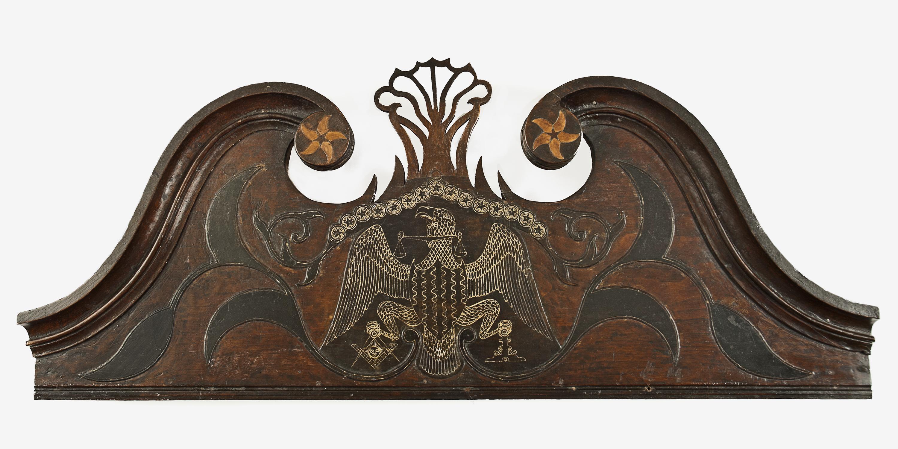 1964.1530 Cupboard, detail 1