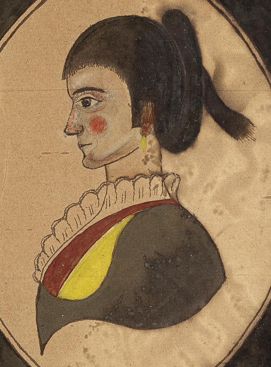 1964.1588 A Drawing, detail 1