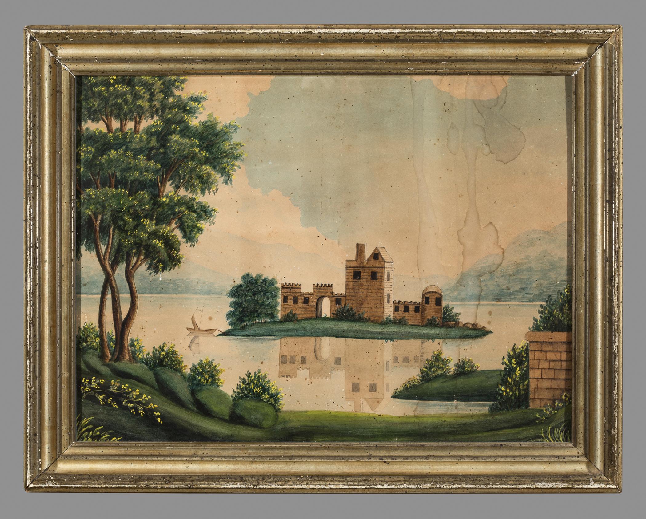 1960.0026 Drawing, 1964.1596 Frame, view 1