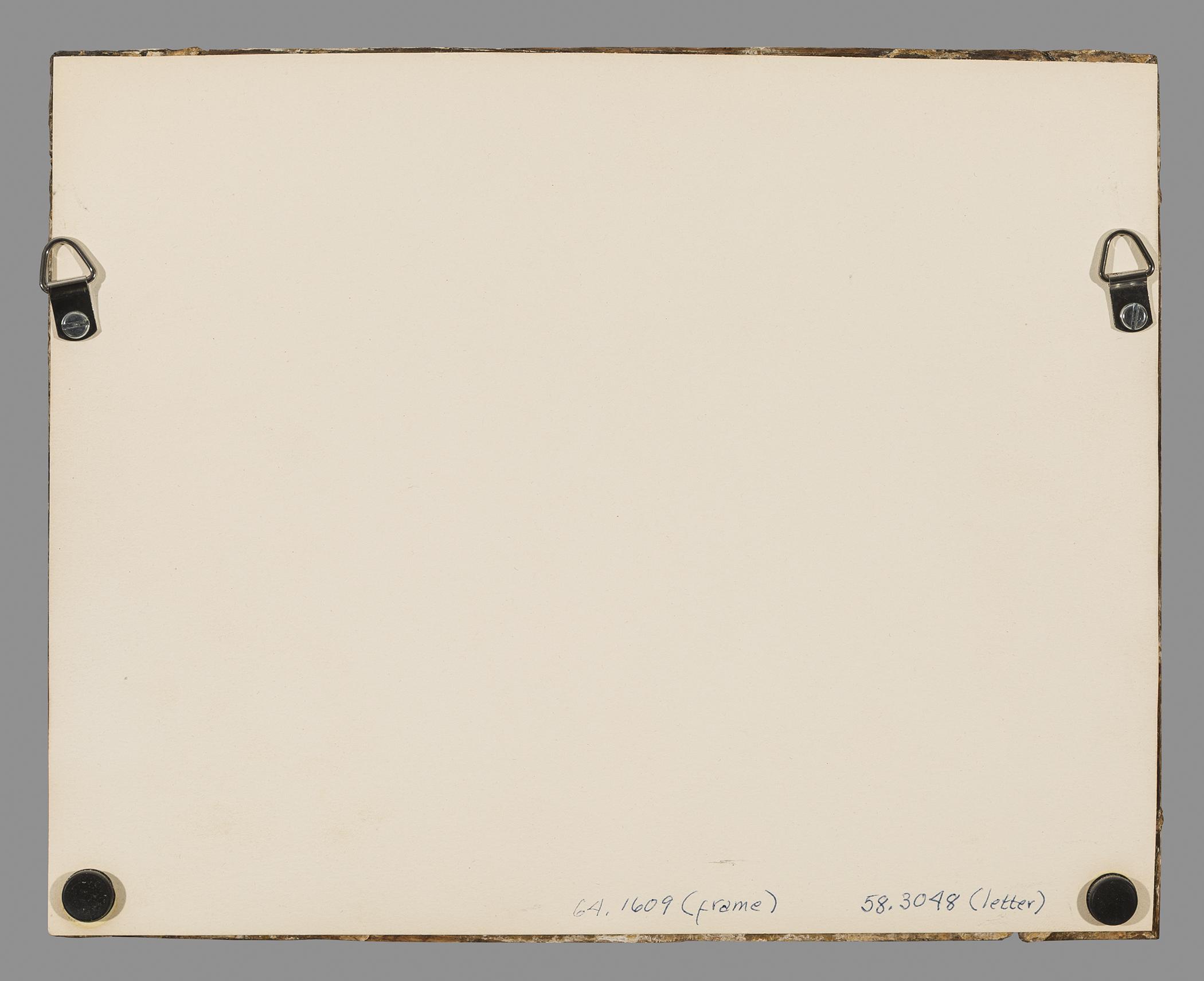 1964.1609 Frame, view 1, reverse