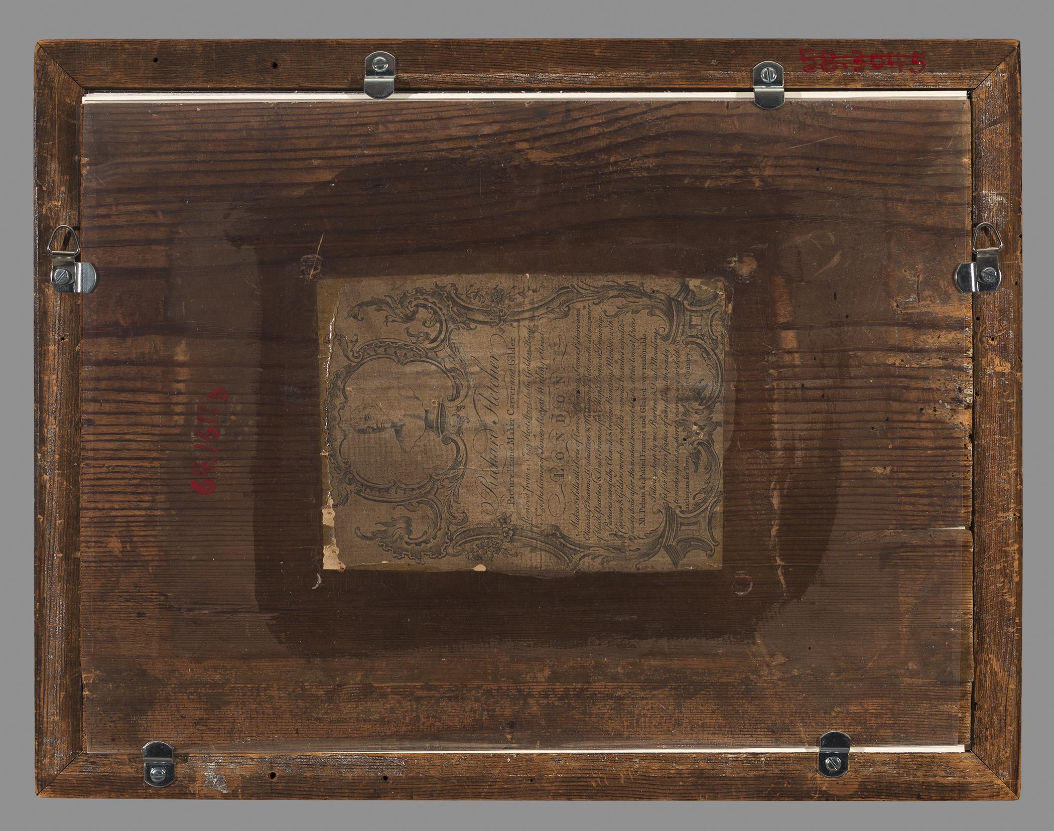 1964.1611 A Frame, B Backboard, view 1, reverse