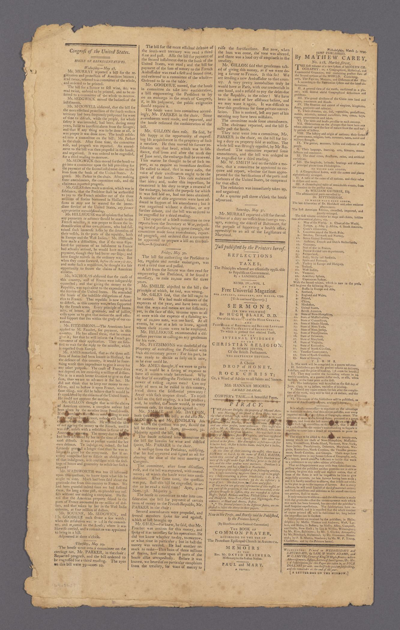 1964.1627 Newspaper, page 4, view 1
