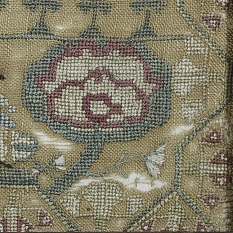 1964.1635 Sampler, Detail 12