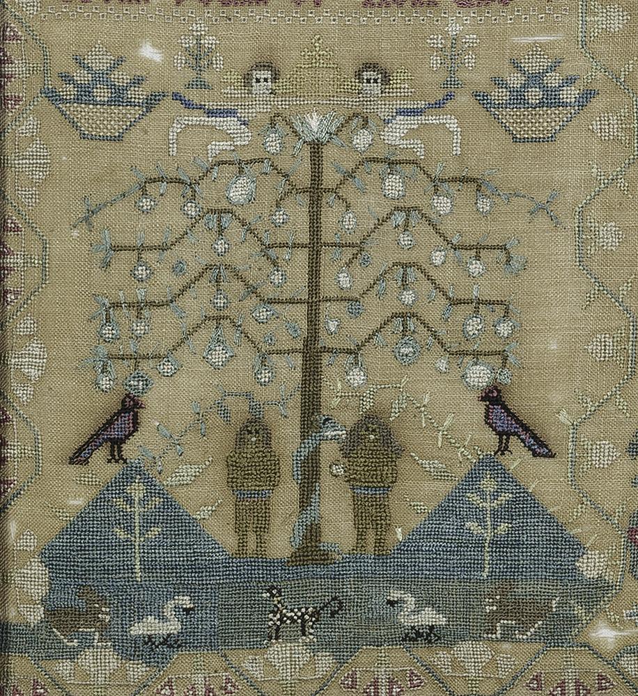 1964.1635 Sampler, Detail 5