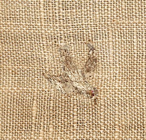 1964.1637 Needlework Picture, Detail 12