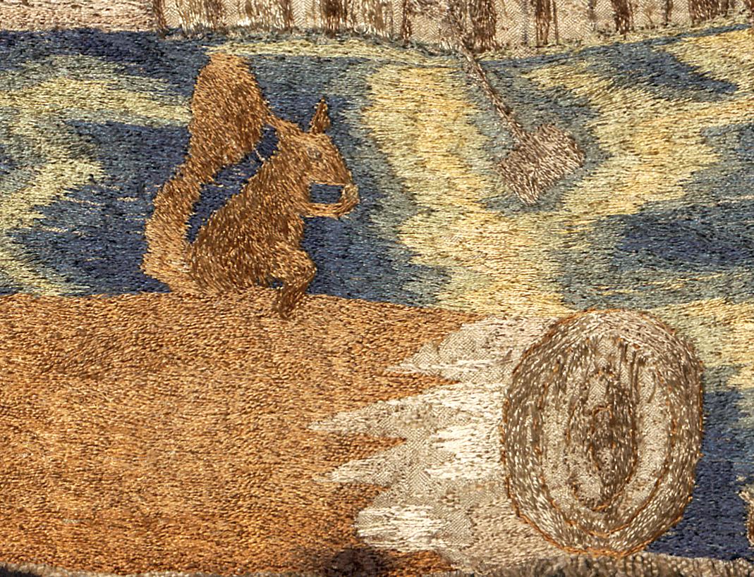 1964.1637 Needlework Picture, Detail 8