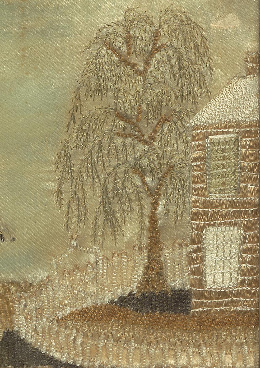 1964.1639 Needlework Picture, Detail 5