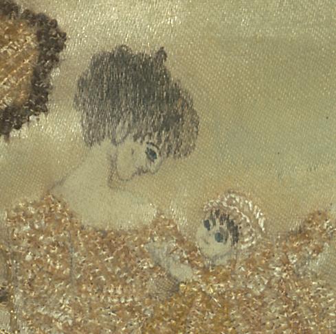 1964.1639 Needlework Picture, Detail 6