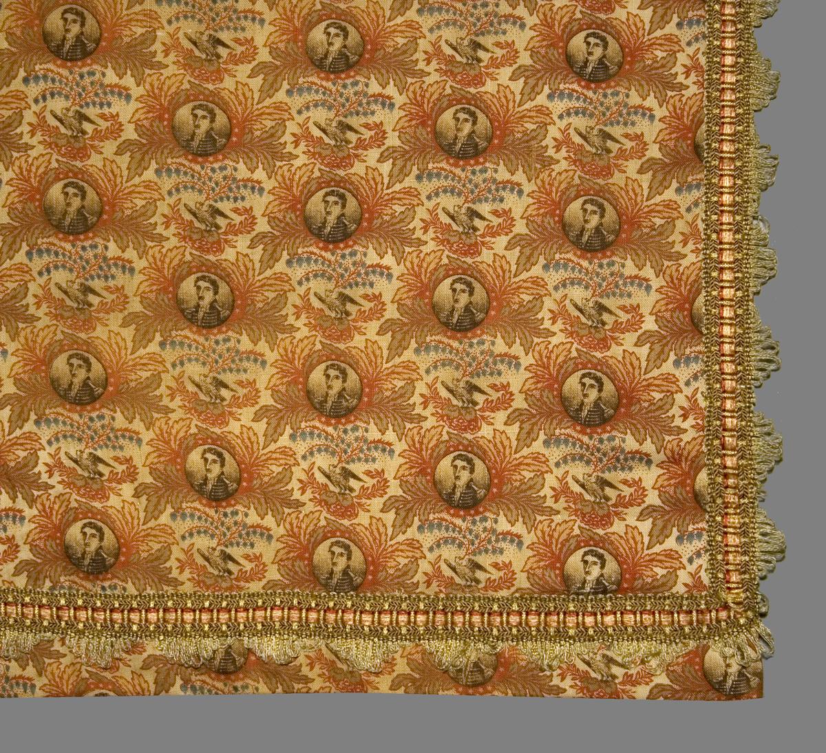 1964.1642 A Window Hanging, Side Curtain, Edge Detail
