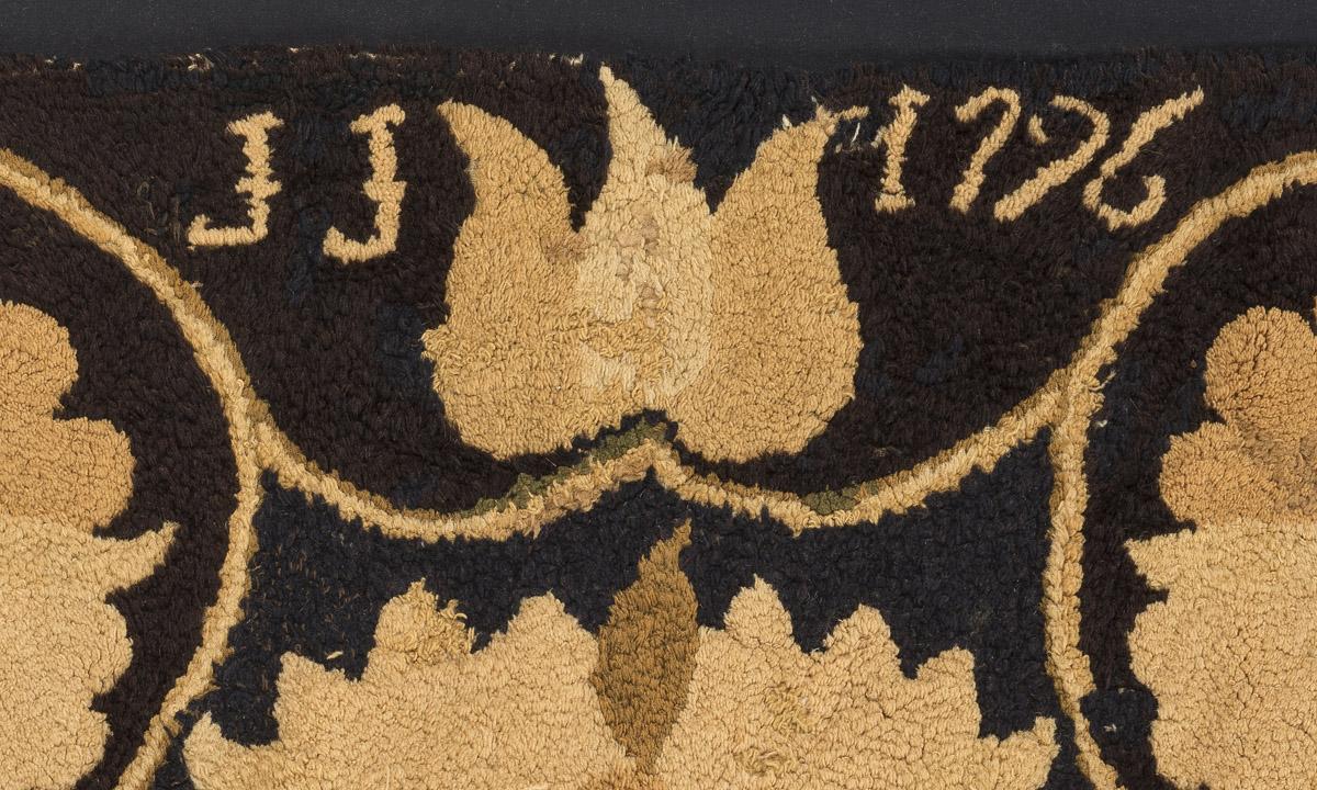 1964.1646 Bedcover, Bed rug (detail)