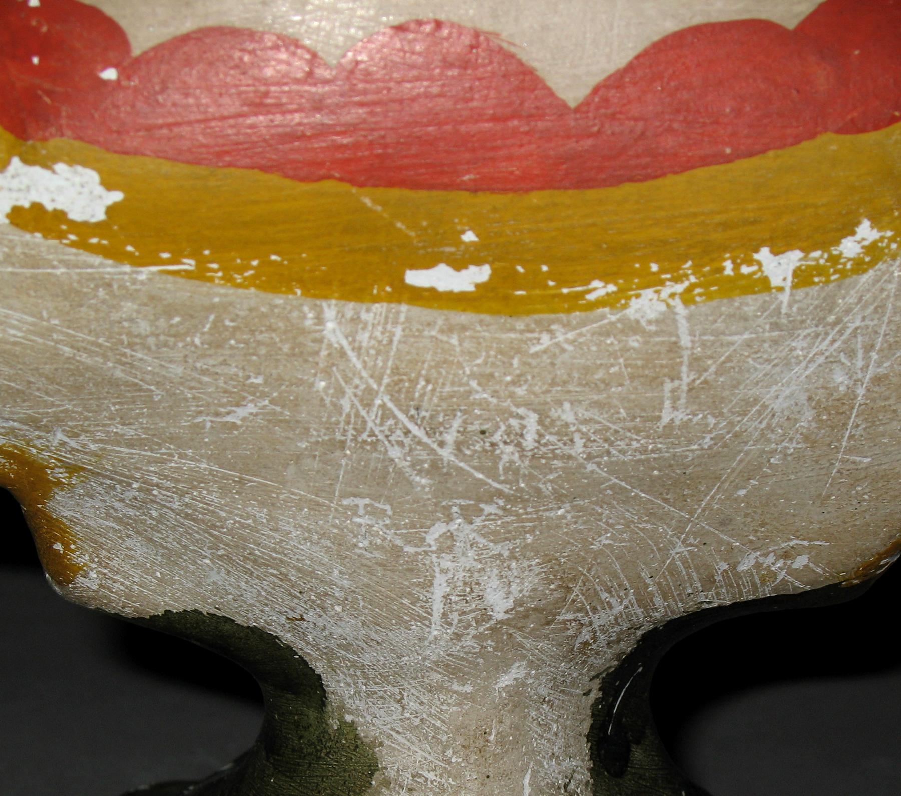 1964.1653 Chalkware Josephine (?) bust (detail)