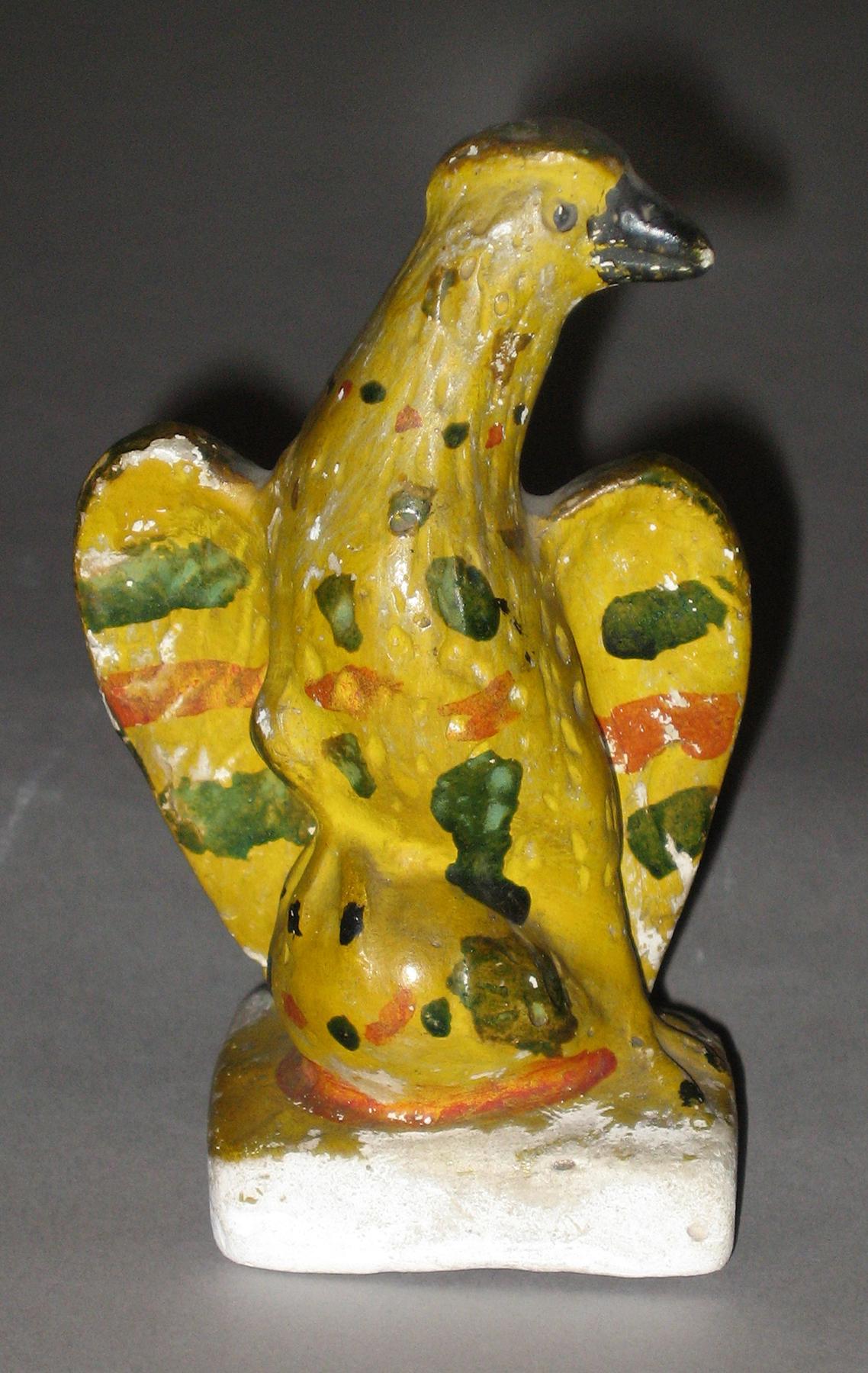 1964.1661 Chalkware bird (eagle or phoenix)