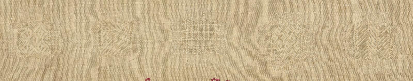 1964.1702 Sampler, Detail 31