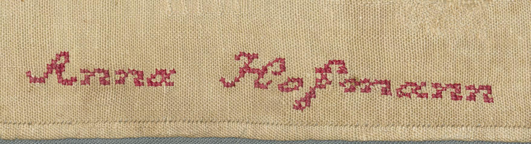 1964.1702 Sampler, Detail 2