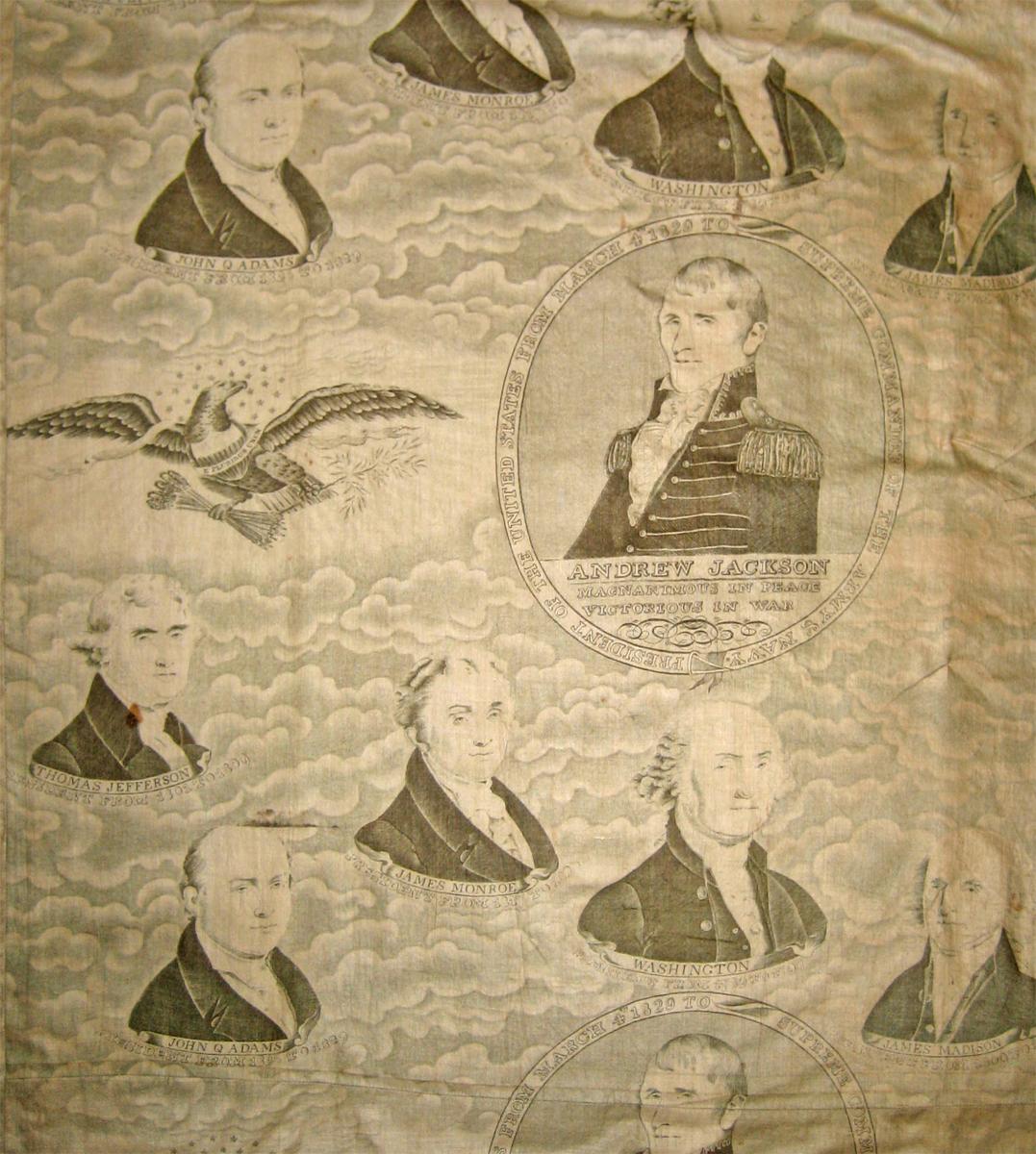 1955.0651 Window hanging fabric detail