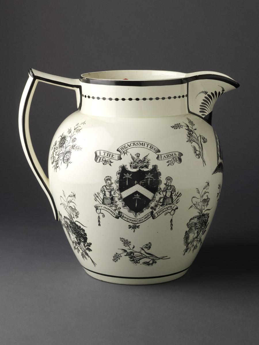 1964.1715 Creamware jug (view 1)