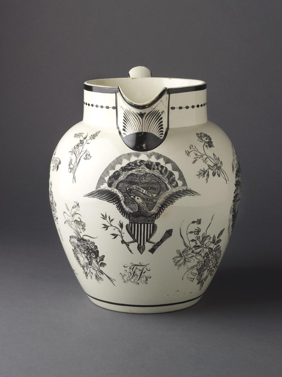 1964.1715 Creamware jug (view 2)