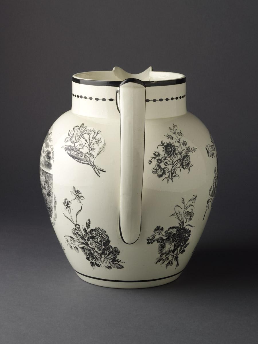1964.1715 Creamware jug (view 4)