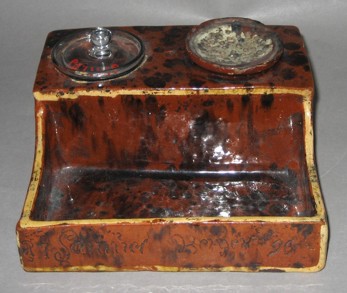 1964.1718 A, B Inkstand (top)