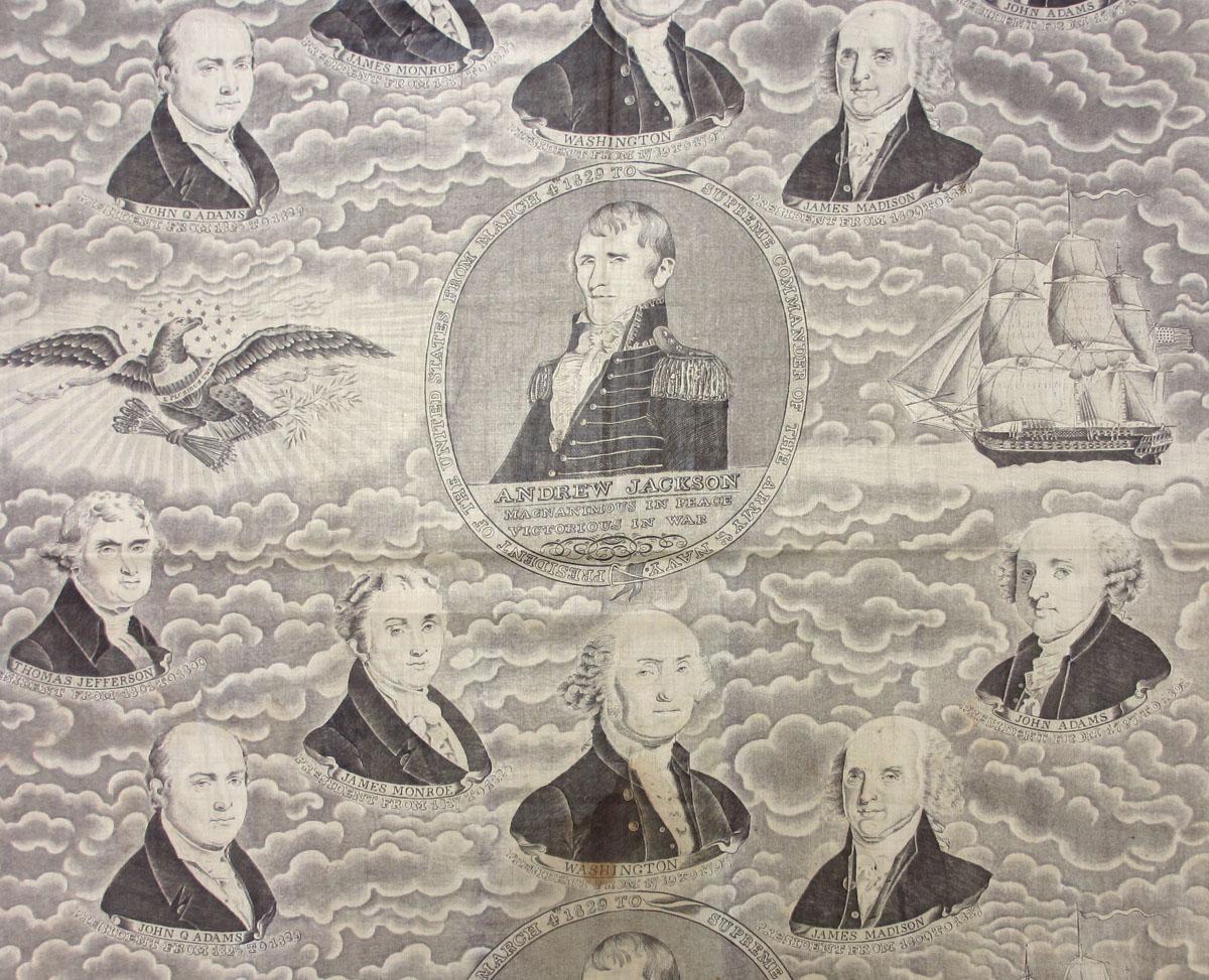 T119.2 Textile, printed, design repeat