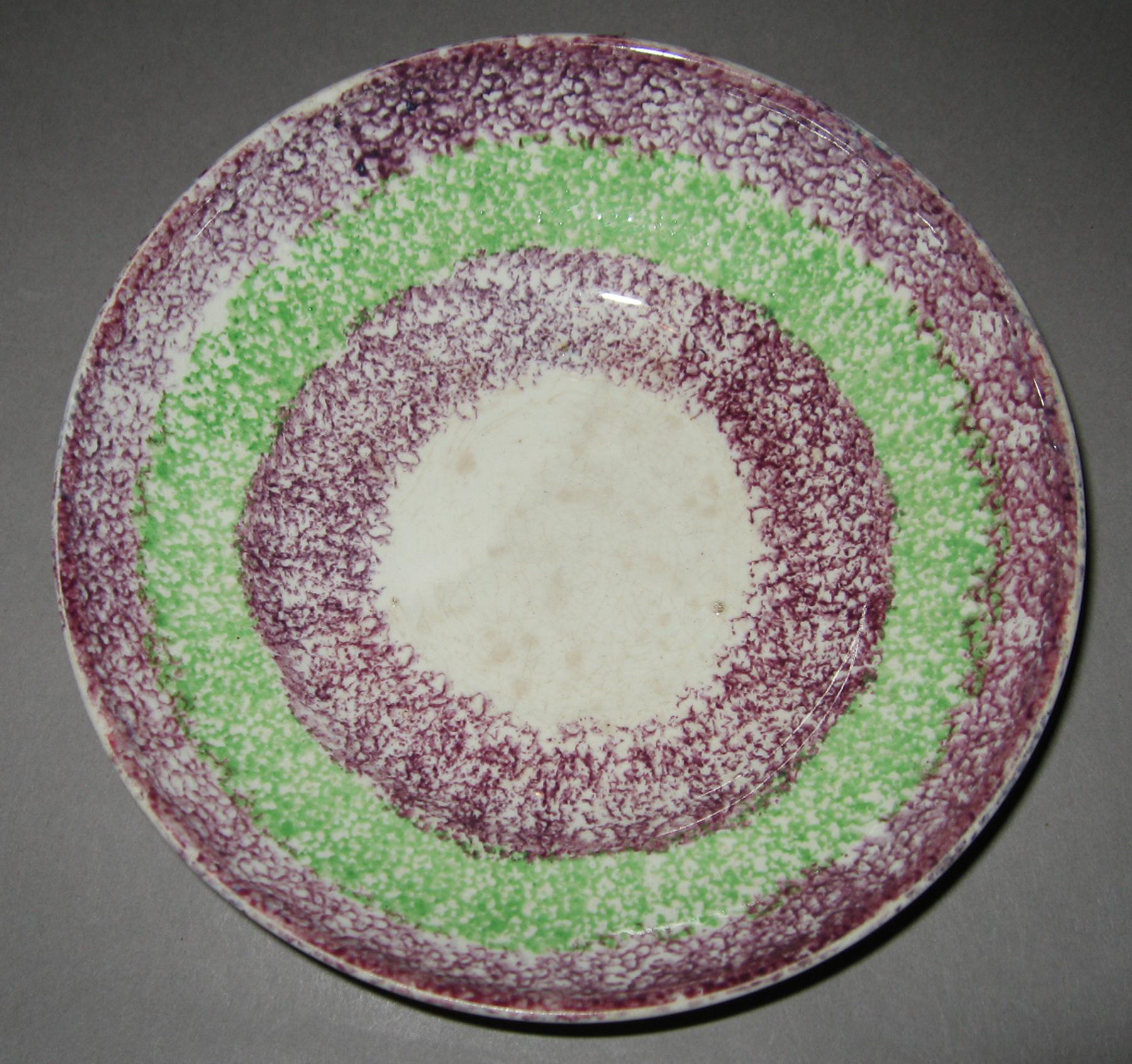 1964.1729 Spatterware saucer