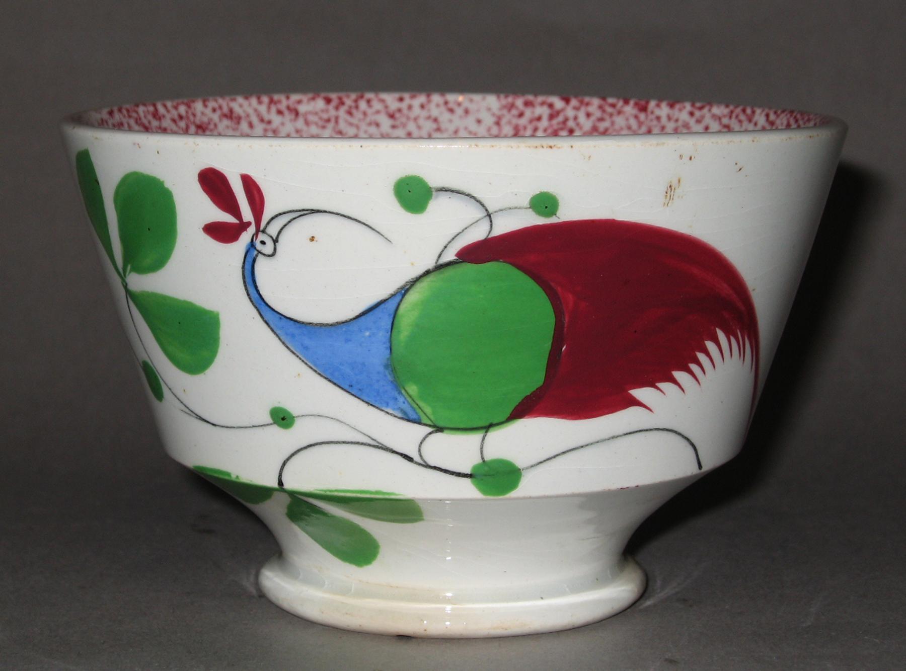 1964.1730 Spatterware teabowl