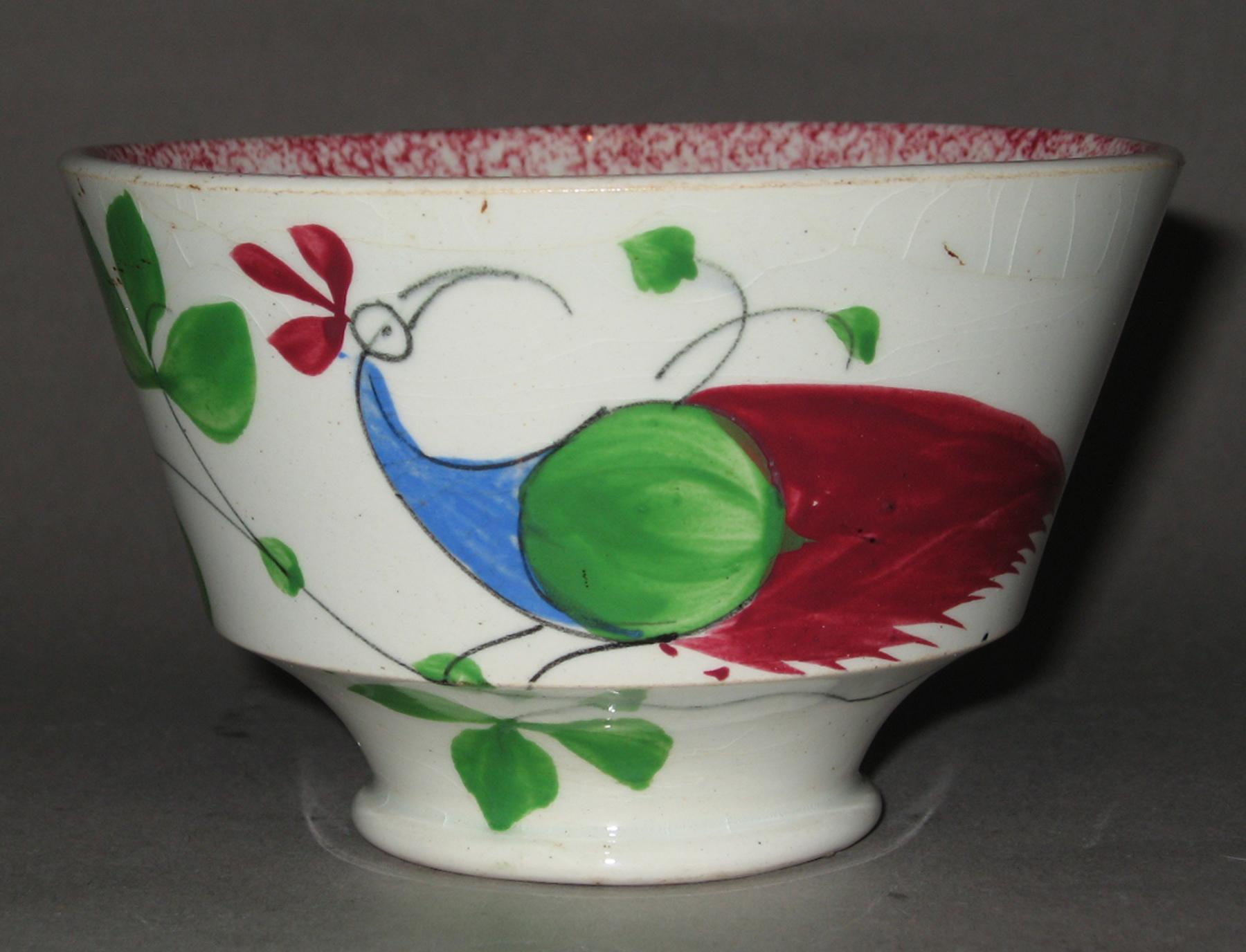 1964.1731 Spatterware teabowl