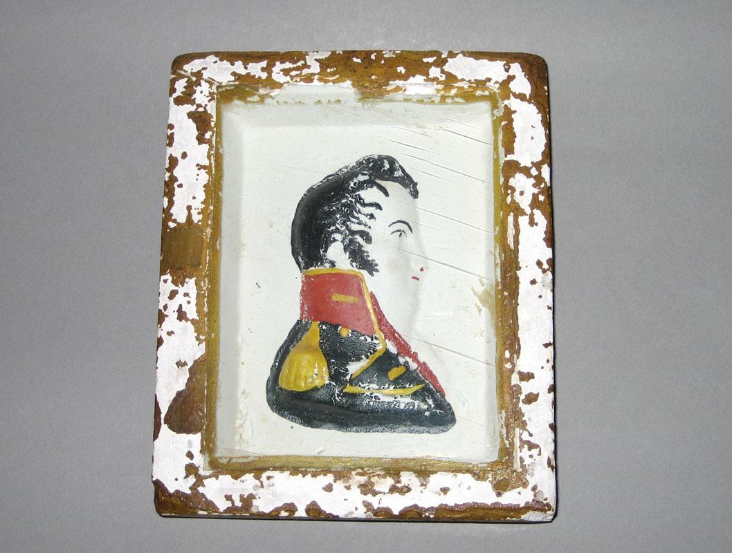 1964.1759 Chalkware plaque front