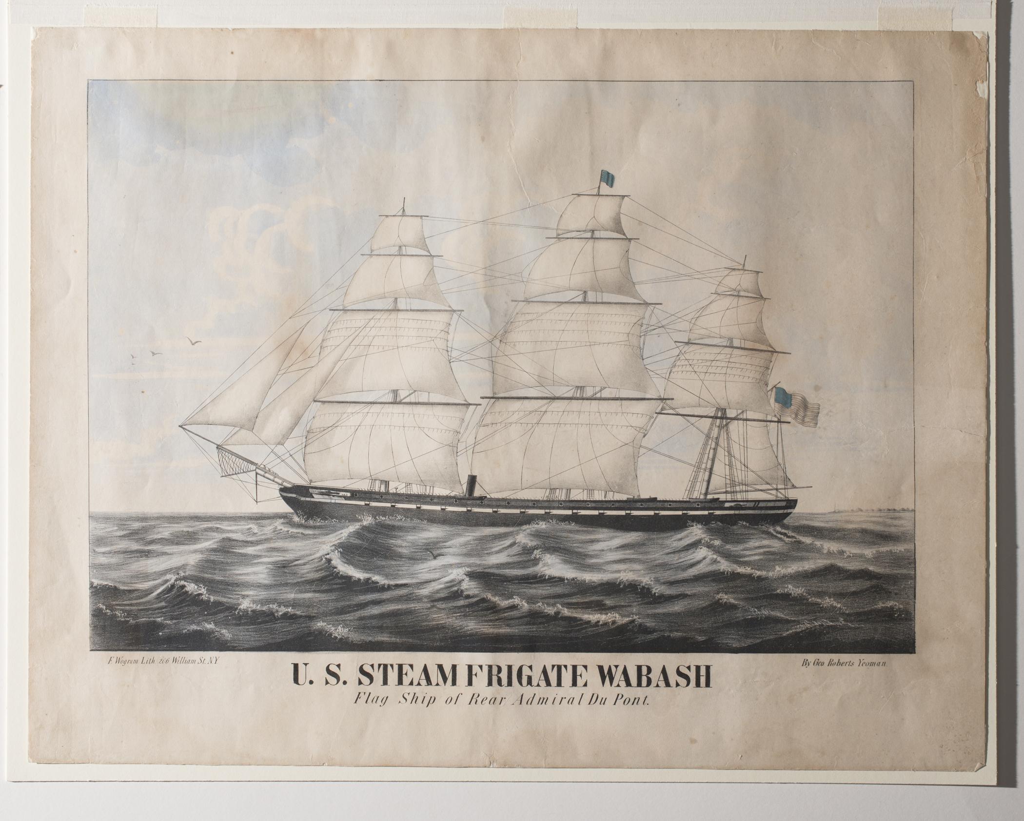 1964.1787 A Print, view 2, raking light