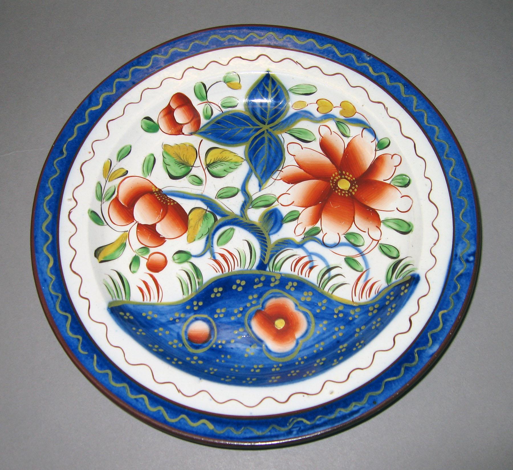 1964.1819.001 Sunflower pattern plate