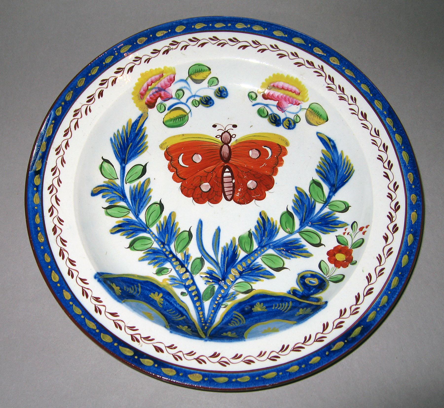 1964.1820.007 Butterfly pattern plate