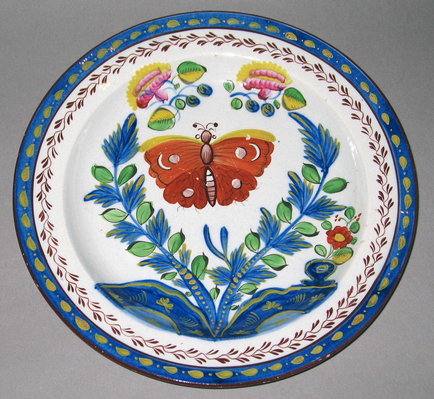 1964.1820.008 Butterfly pattern plate