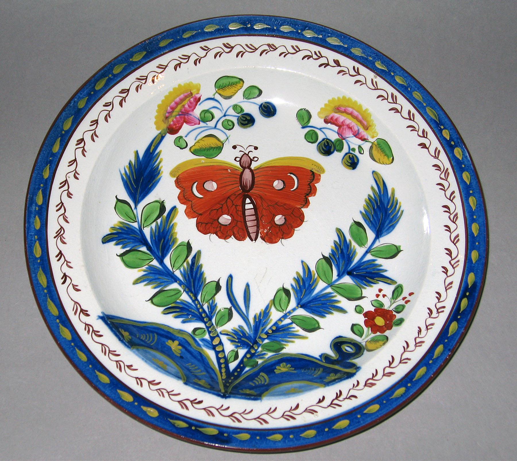 1964.1820.010 Butterfly pattern plate