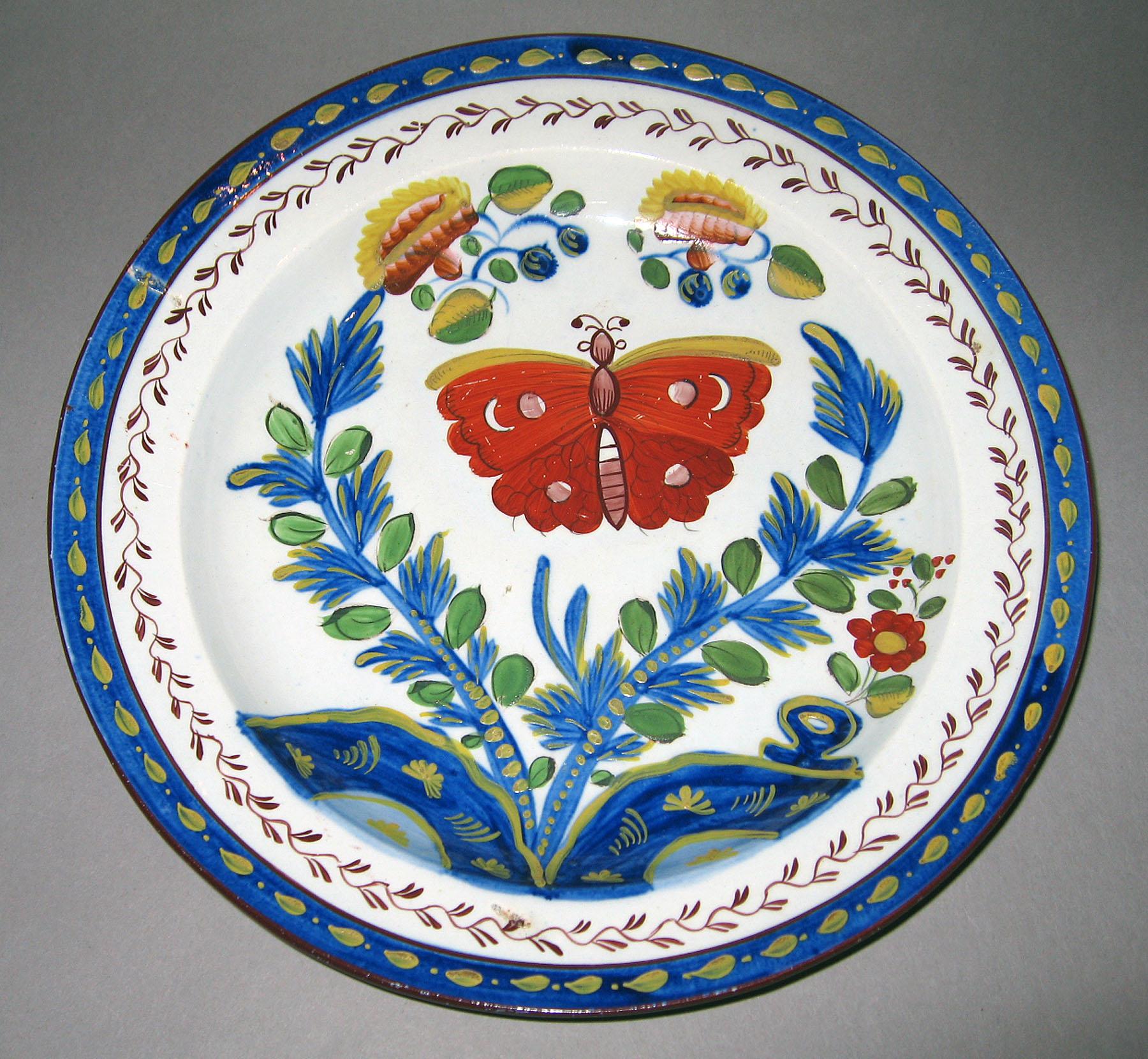 1964.1820.011 Butterfly pattern plate