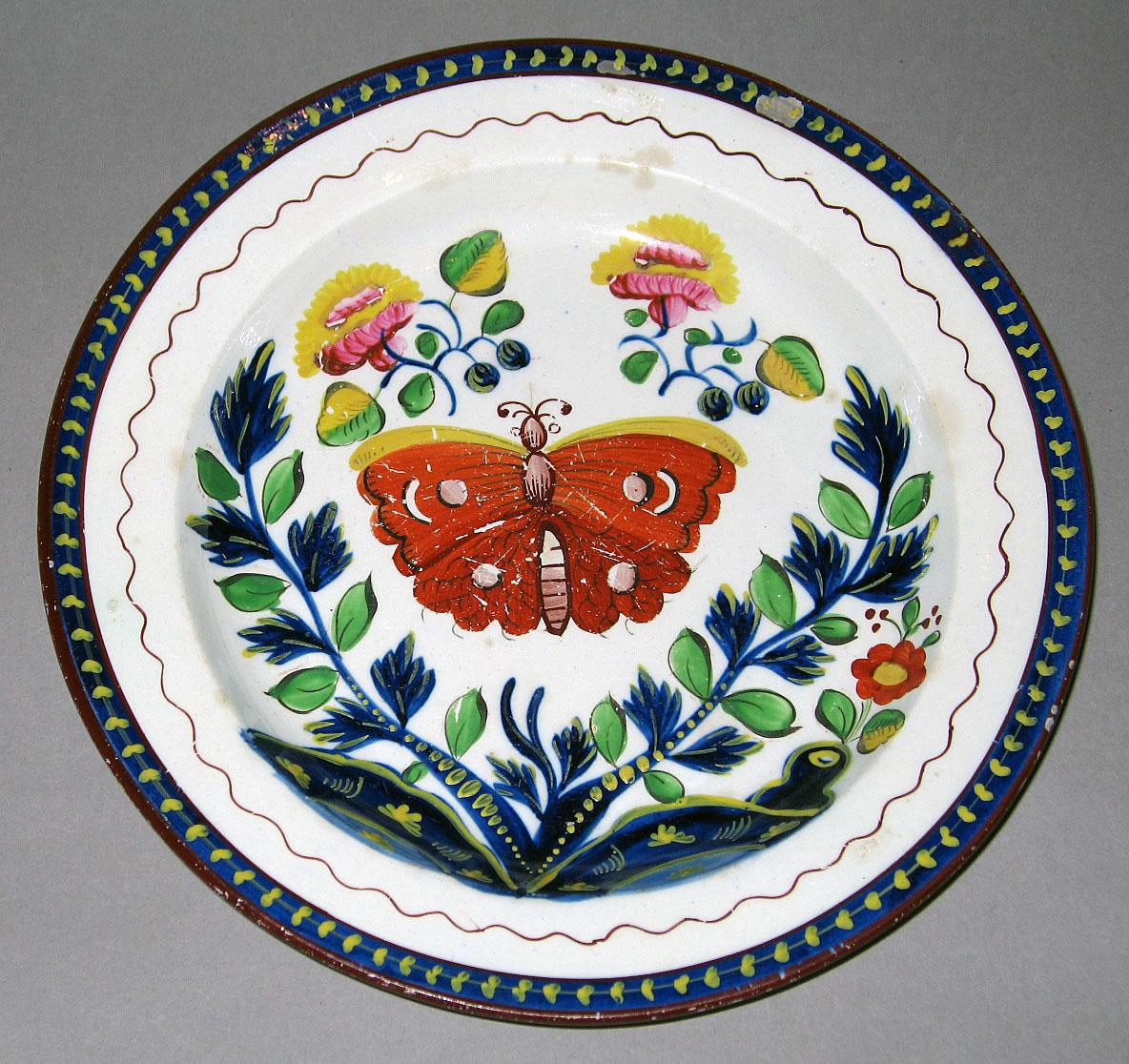 1964.1821.001 Butterfly pattern plate