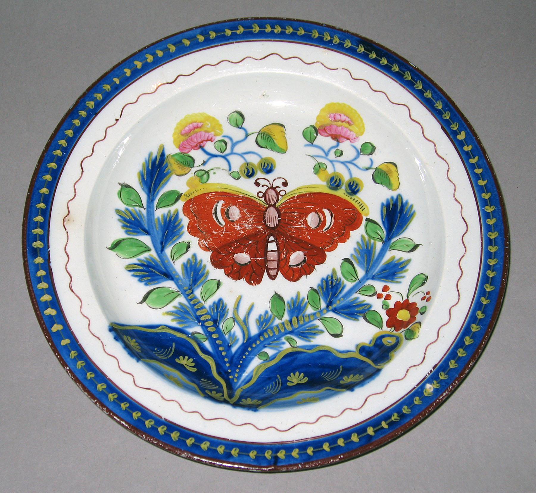 1964.1821.002 Butterfly pattern plate